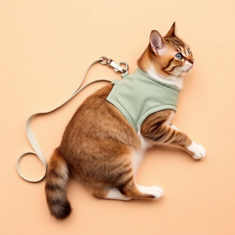 Harnais chat + laisse